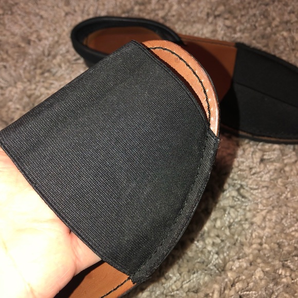 André Assous Elastic/Leather Sandals - Picture 5 of 5